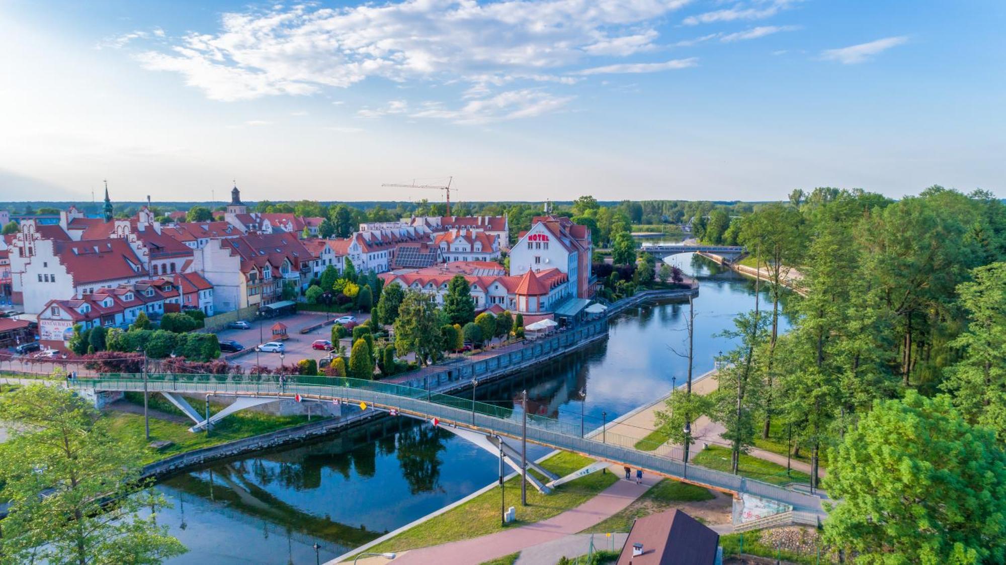Hotel Nad Pisa Pisz Bagian luar foto